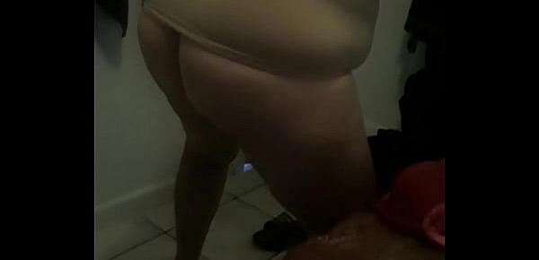  My mom flashes her ass while changing in front of me